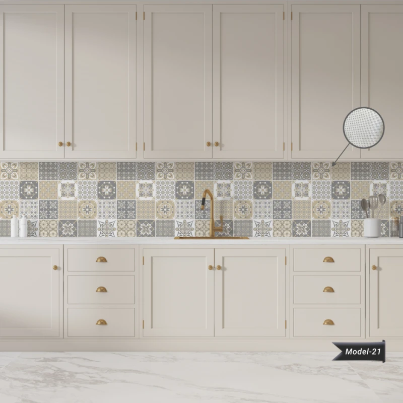 Yapışkanlı Tezgah Arası Kaplama (Model- 21)