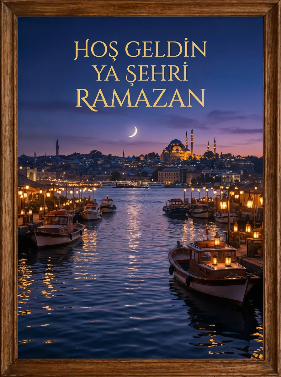 Ramazan Tablo  - Poster Dini (Model- 64) 