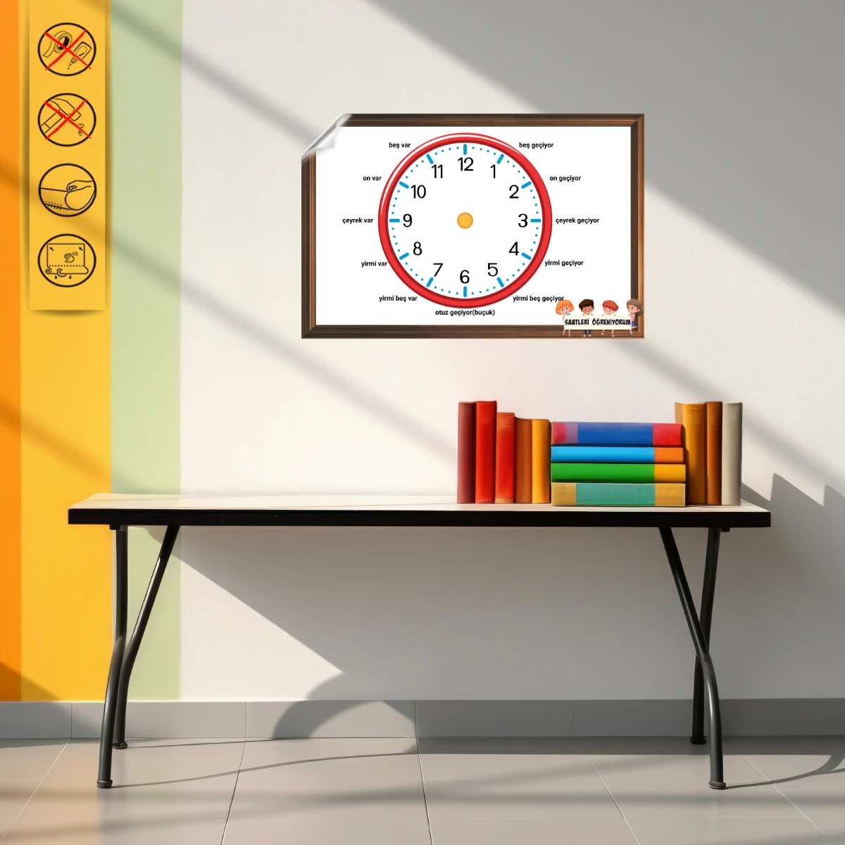 Statik Kağıt Saatleri Öğreniyorum