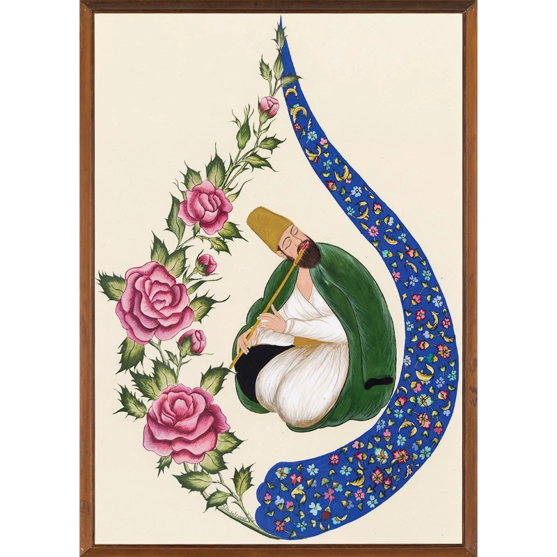 Statik Tutunma Özellikli Tablo  - Poster Dini (Model- 86)