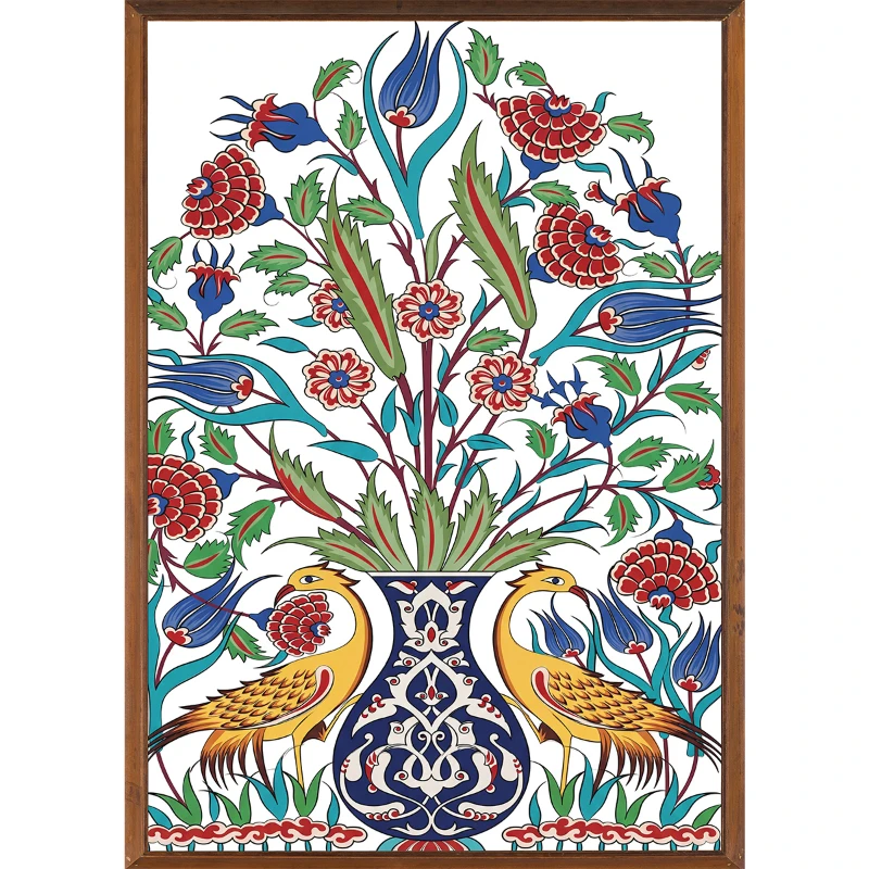 Statik Tutunma Özellikli Tablo - Poster Çini (Model- 15)