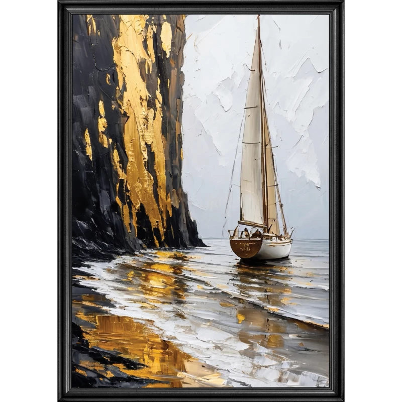 Statik Tutunma Özellikli Tablo - Poster Manzara (Model-100)