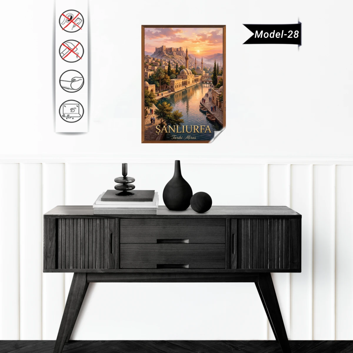 Türkiye İller Tablo - Poster Şanlıurfa (Model-28)