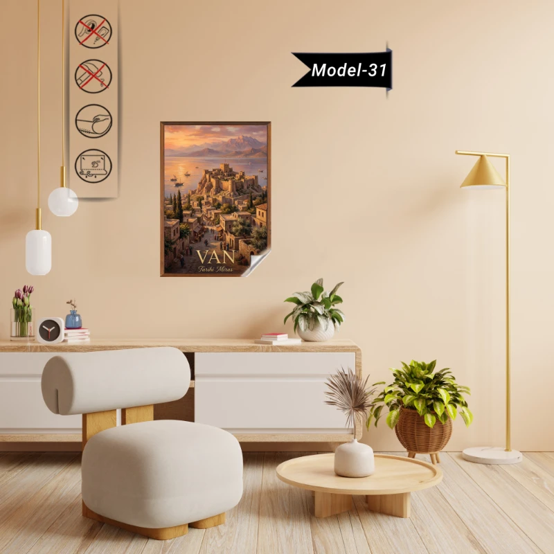 Türkiye İller Tablo - Poster Van (Model-31)