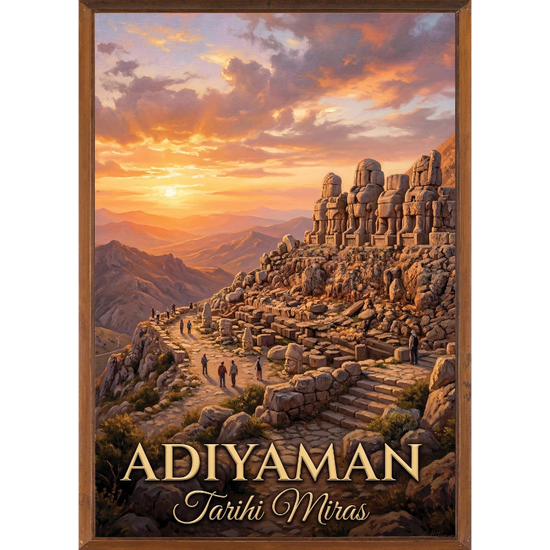 Türkiye İller Tablo - Poster Adıyaman (Model-36)