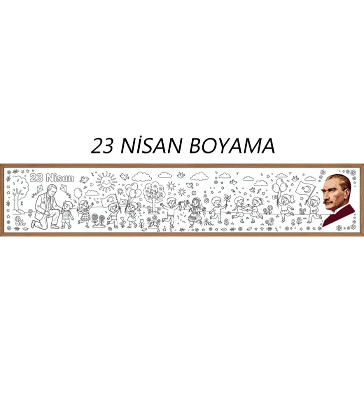 23 Nisan Boyama Kağıdı (Model -1)
