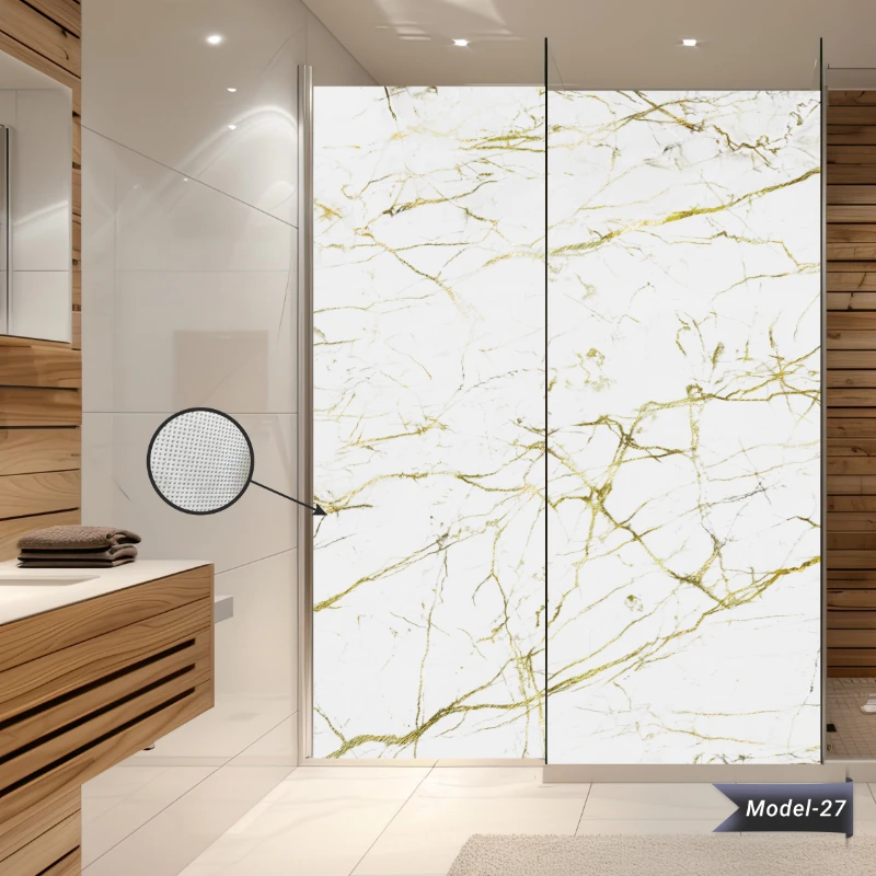 Yapışkanlı Duşakabin Kaplama (Model- 27)