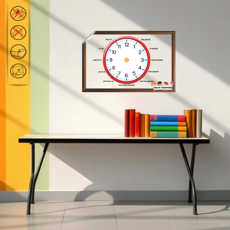 Statik Kağıt Saatleri Öğreniyorum