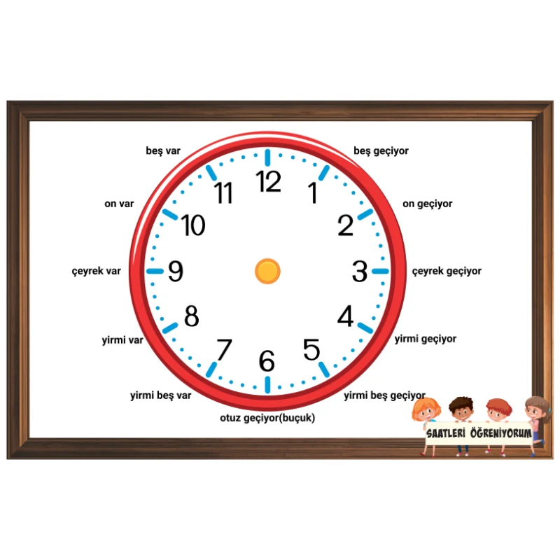 Statik Kağıt Saatleri Öğreniyorum