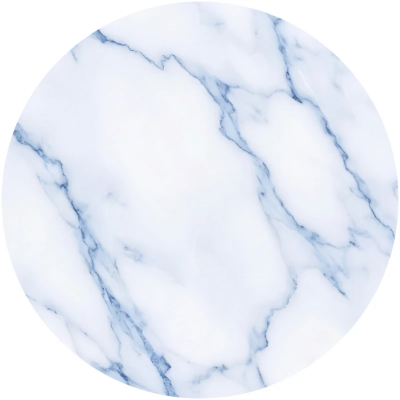 Yapışkanlı Desenli Yuvarlak Masa - Sehpa Kaplama (Model- 3)