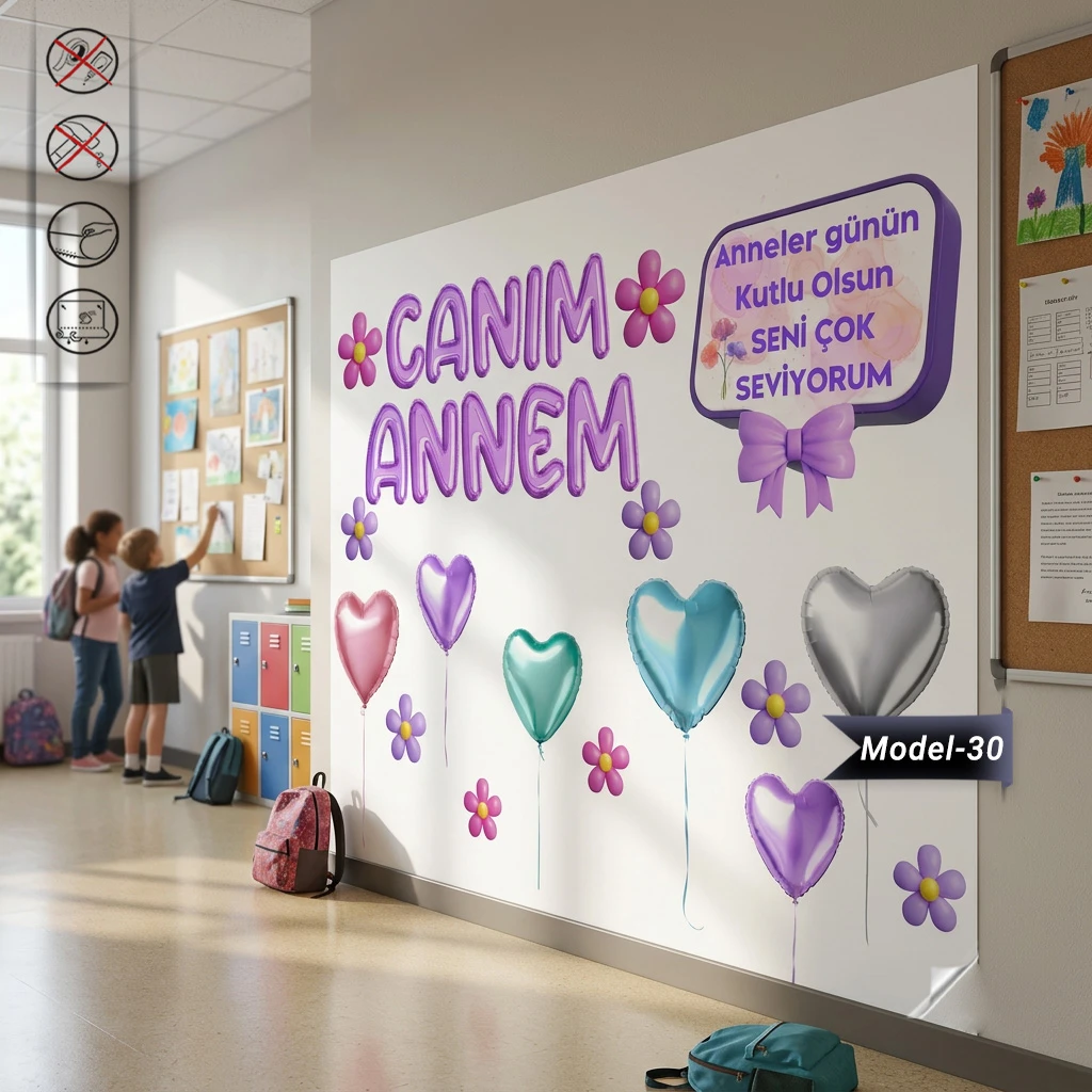 Anneler Gününe Özel Tablo - Poster Özel Gün ( Model -30)