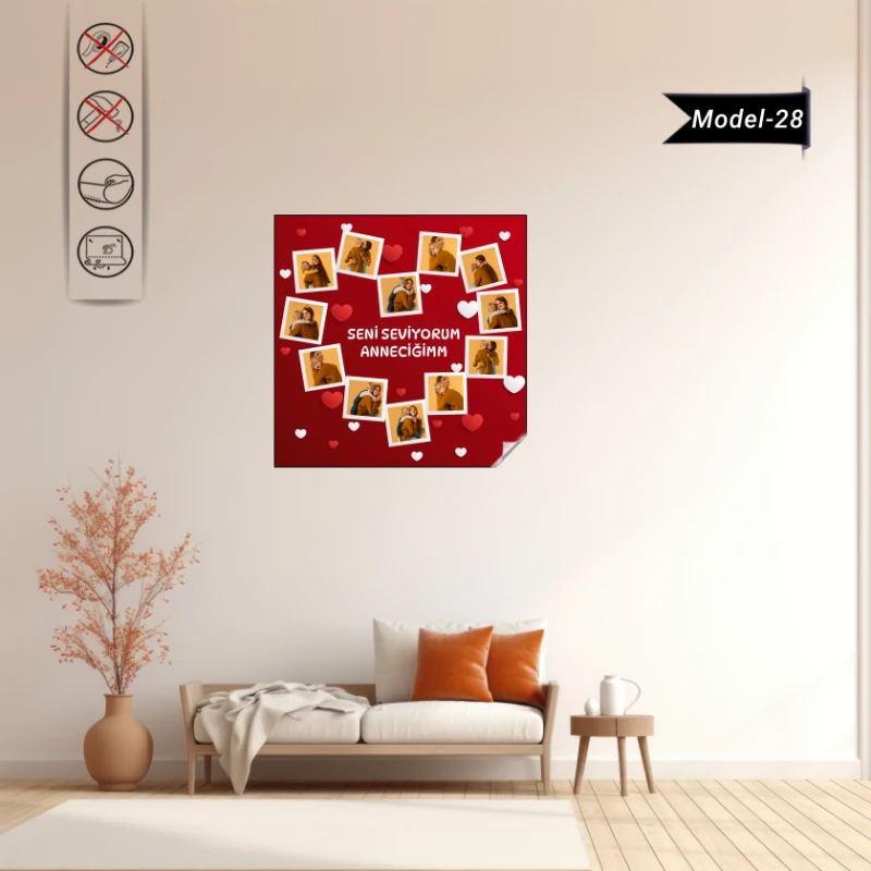 Anneler Gününe Özel Tablo - Poster Özel Gün ( Model -28)