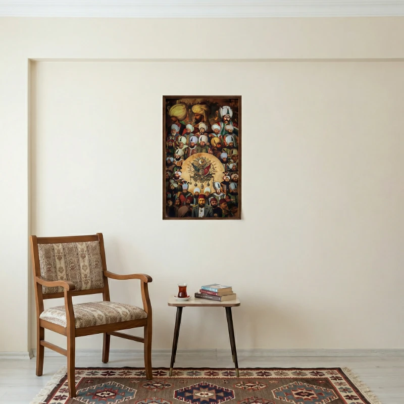 Statik Tutunma Özellikli Osmanlı Padişahları Tablo - Poster 