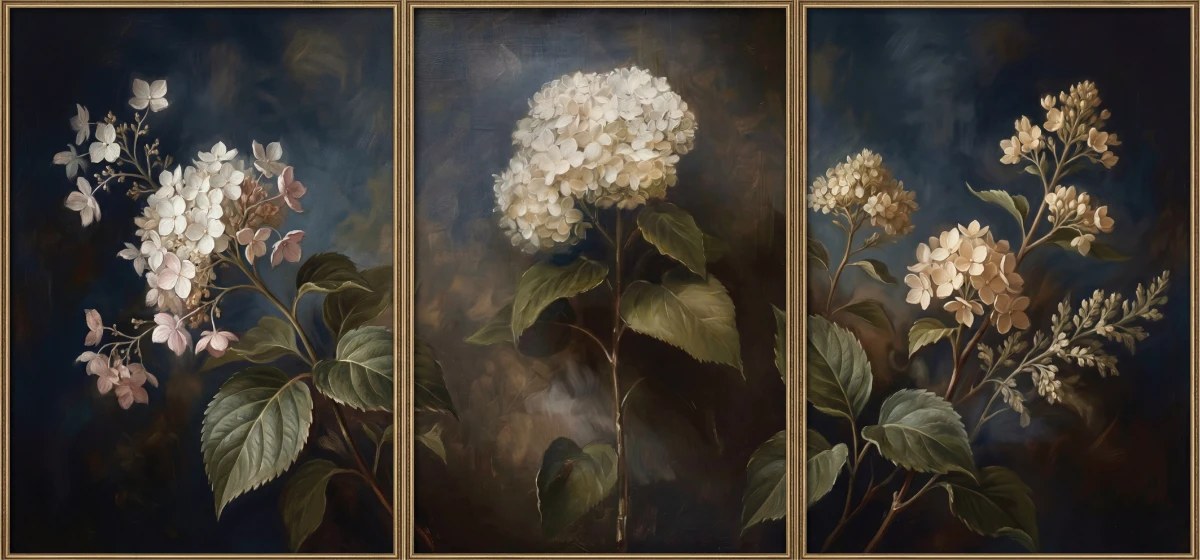 Statik Tutunma Özellikli Tablo - Poster Çiçek (Model- 79) 