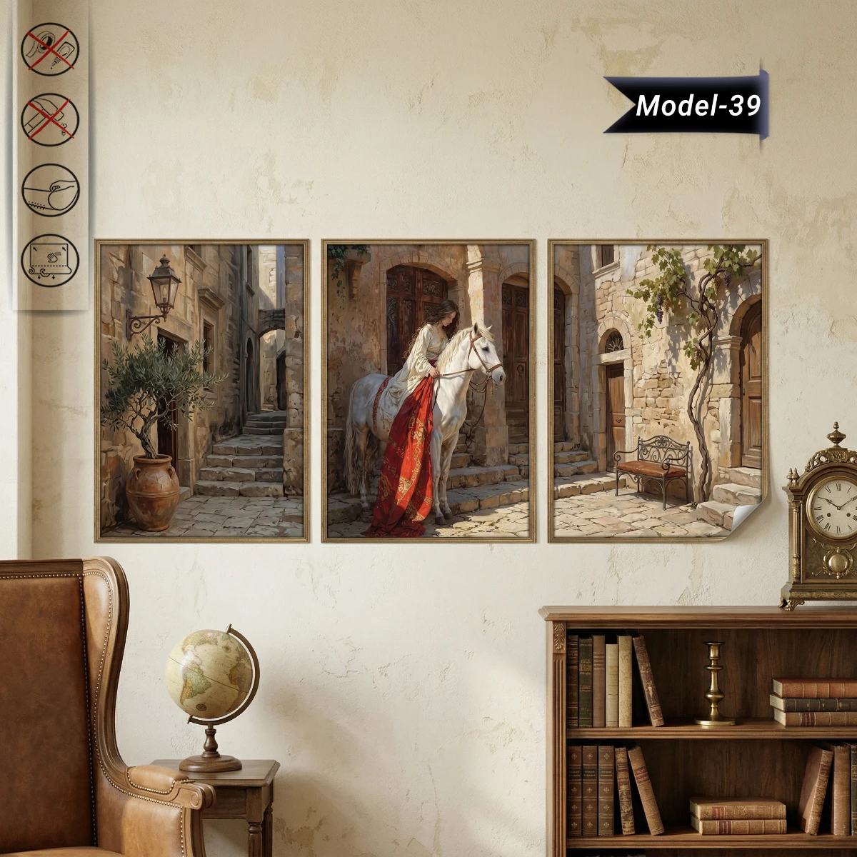 Statik Tutunma Özellikli Tablo - Poster Diğer (Model- 39)