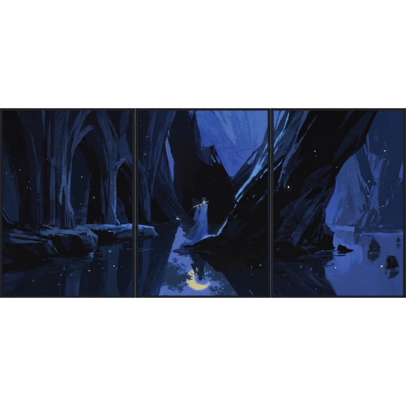 Statik Tutunma Özellikli Tablo - Poster Anime (Model- 10)