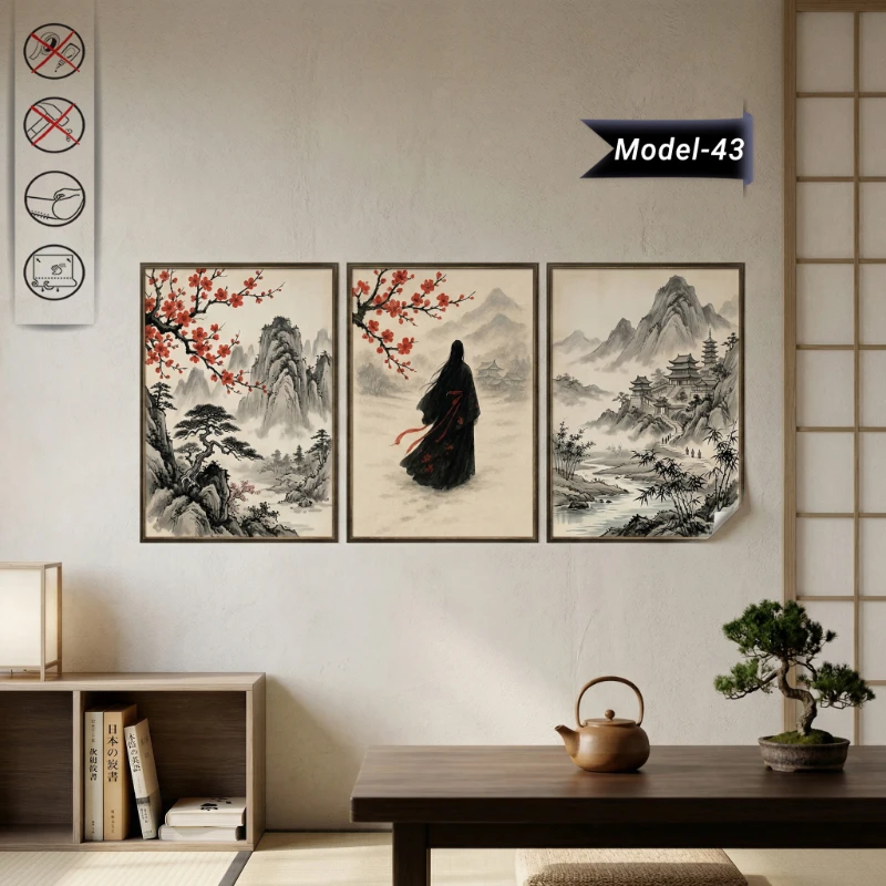 Statik Tutunma Özellikli Tablo - Poster Diğer (Model- 43)