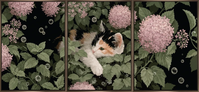 Statik Tutunma Özellikli Tablo - Poster Hayvan (Model- 26)