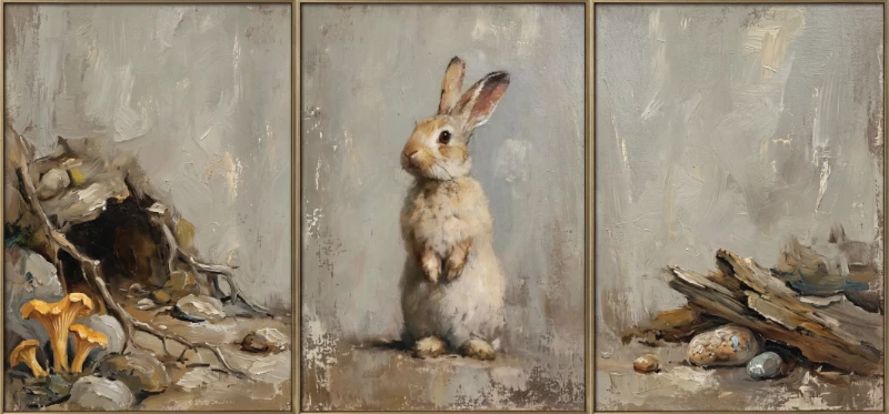 Statik Tutunma Özellikli Tablo - Poster Hayvan (Model- 28)