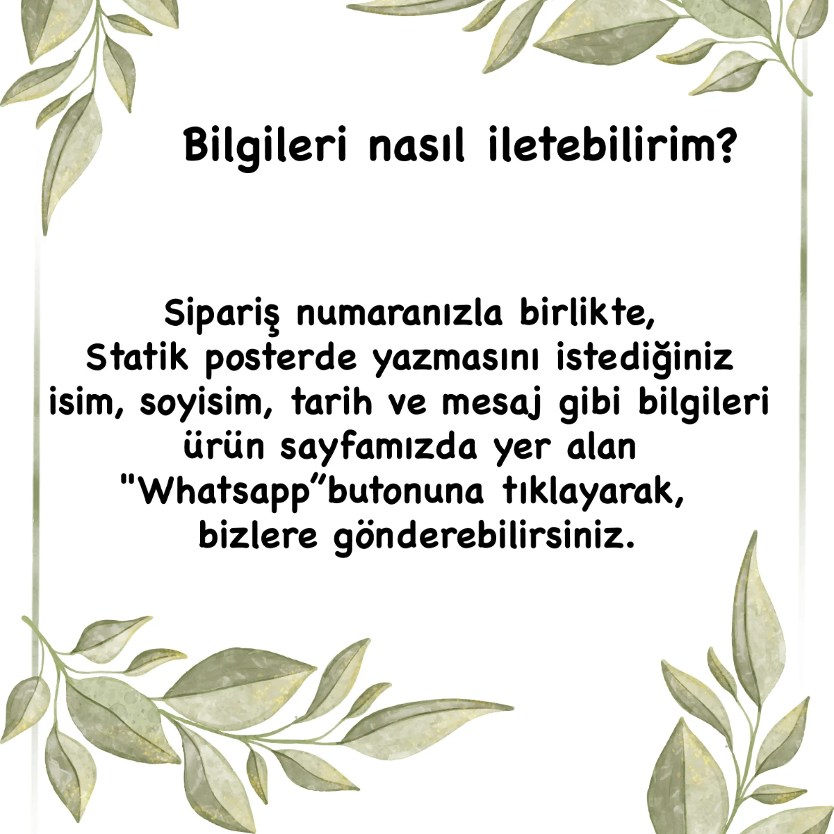 Statik Tutunma Özellikli Doğum Günü Tablo - Poster Özel Gün ( Model - 36) 