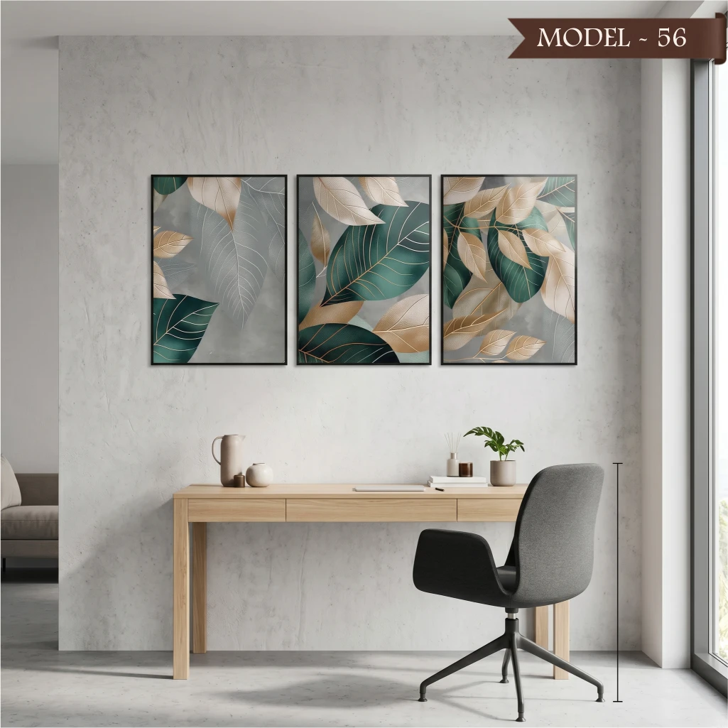 Cam Görünümlü Yapışkanlı Tablo Çiçek (Model- 56)
