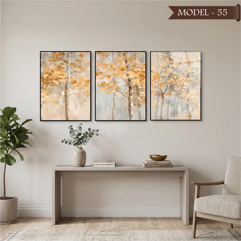 Cam Görünümlü Yapışkanlı Tablo Çiçek (Model- 55)