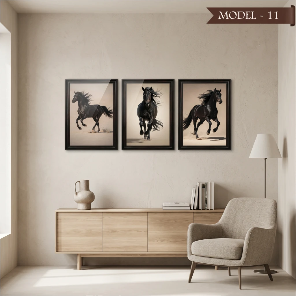 Cam Görünümlü Yapışkanlı At Tablo Hayvan (Model- 11)
