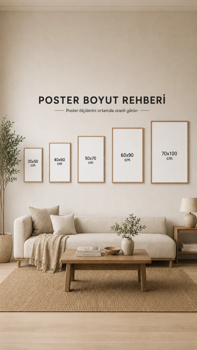 Statik Tutunma Özellikli Tablo - Poster Çiçek (Model-76) 