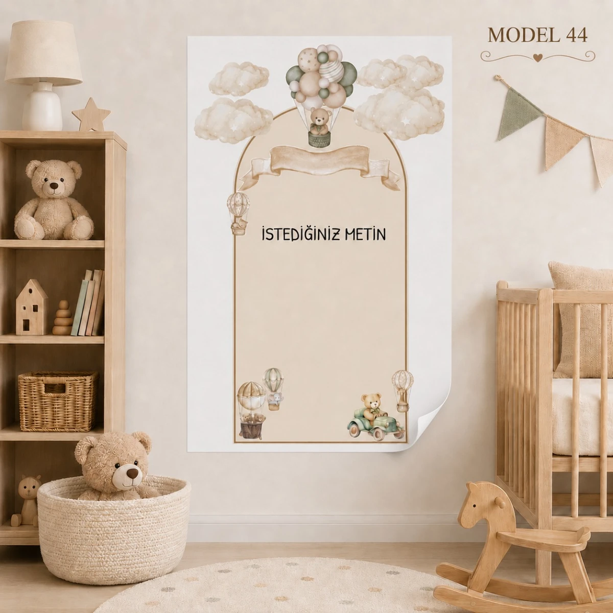 Statik Tutunma Özellikli Doğum Günü Tablo - Poster Özel Gün ( Model - 44)