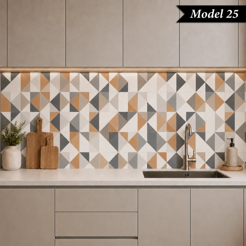 Yapışkanlı Tezgah Arası Kaplama (Model- 25)