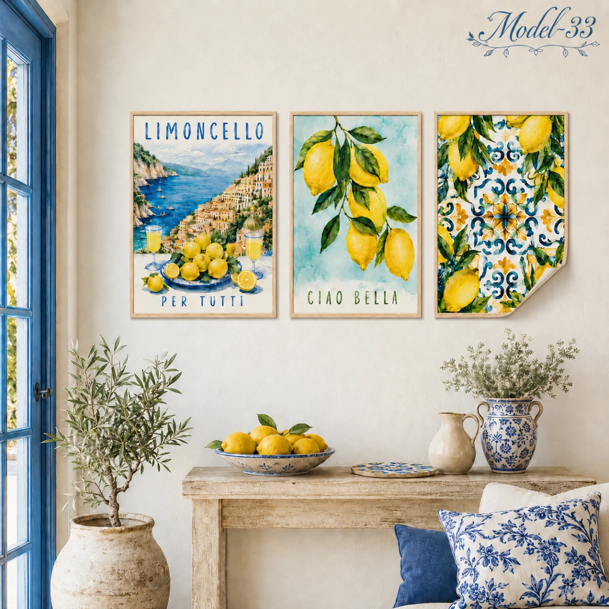 Statik Tutunma Özellikli Tablo - Poster Modern (Model- 33)