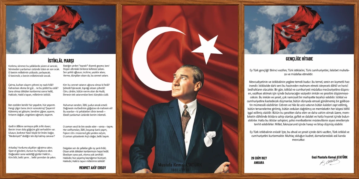 Statik Kağıt Milli Levha (Model- 3) 