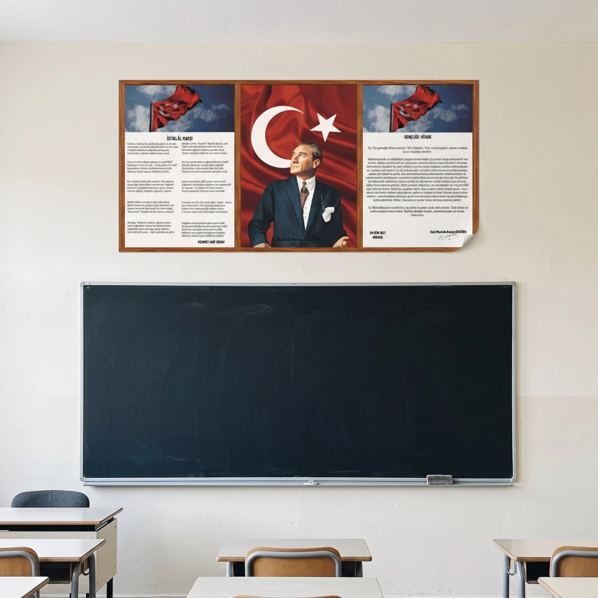 Statik Kağıt Milli Levha (Model- 3)