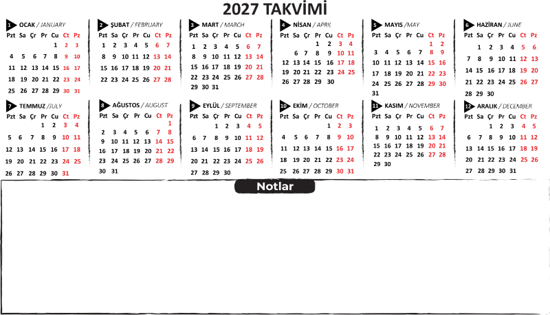 Statik Kağıt 2027 Mini Yıllık Plan (Model-2)